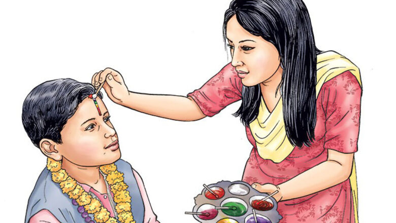 कात्तिक १८ गते आइतबार बिहान ११ः३७ बजे भाइटीकाको लागि शुभ साइत