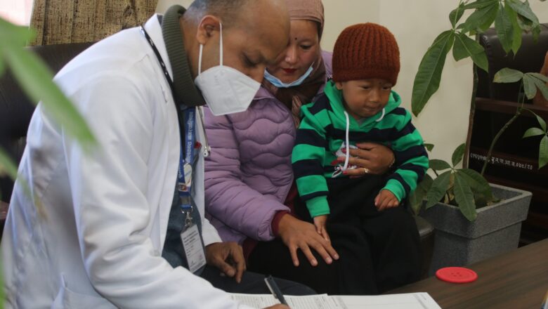 बुढानीलकण्ठमा  अपाङ्गता भएका बालबालिकाहरुको प्राथमिक स्वास्थ्य परिक्षण सम्पन्न