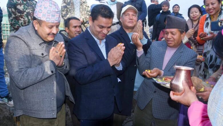 विष्णुमति करिडोर ट्रयाकको निर्माण कार्य शुभारम्भ