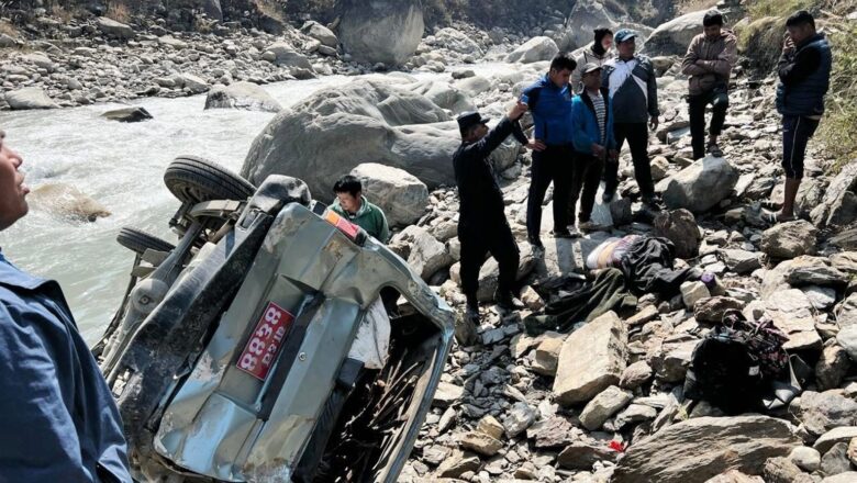 म्याग्दीमा भ्यान दुर्घटना हुँदा एक जनाको घटनास्थलमै मृत्यु