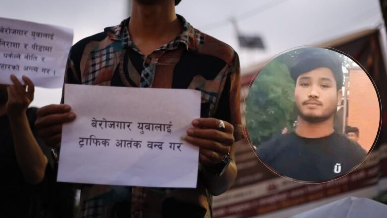 आत्मदाह प्रयास गरेका गणेशलाई जरिवाना गरिएको छैन : ट्राफिक प्रहरी